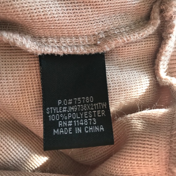 Christmas Third Wish Faux-Fur Sequin Snowman Cropped Sweatshirt Size L Mauve - Picture 6 of 6